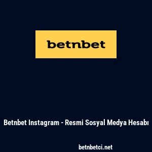Betnbet Instagram - Resmi Sosyal Medya Hesabı